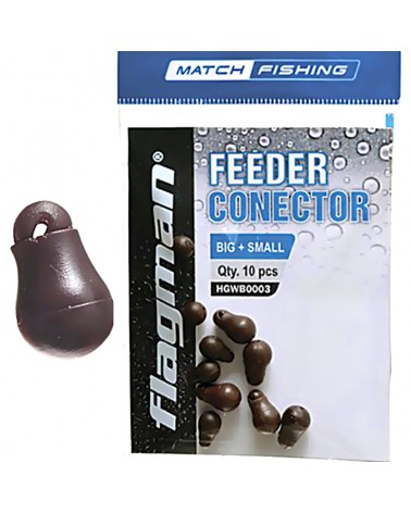Łącznik Flagman Do Przyponu Method Feeder S i L Connector Brown 10szt.