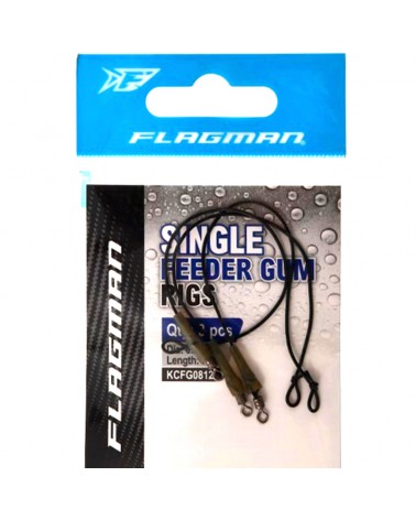Łącznik Flagman Zestaw Do Koszyka Feeder Guma 0.80mm 12cm 3szt.