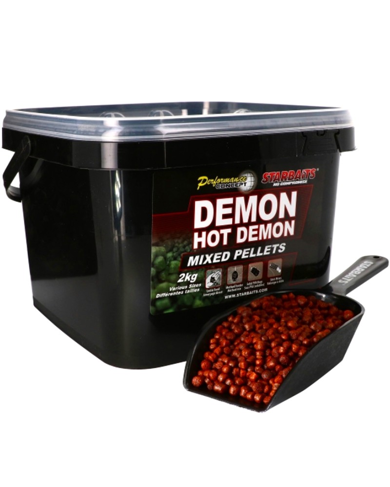 Pellet Z Wiadrem Starbaits Concept Demon Hot Demon Pellet Mixed 2kg