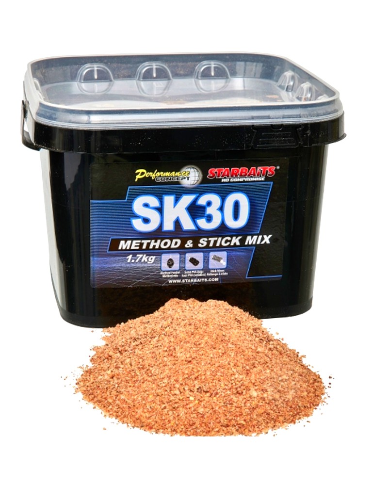 Zanęta Z Wiadrem Starbaits Concept SK30 Method & Stick Mix 1.7kg