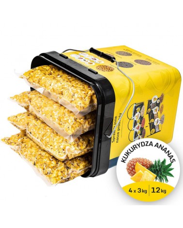 Ziarno Carp Target Gotowa Kukurydza Zanętowa Ananas 12kg(4x3kg) Wiadro 17l
