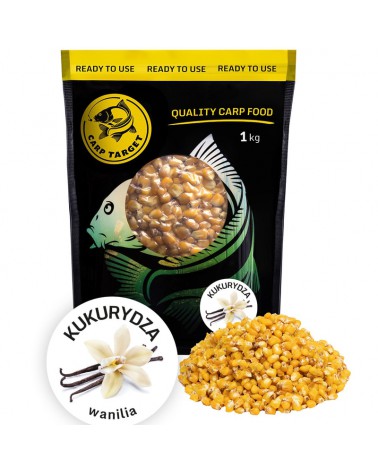 Ziarno Carp Target Gotowa Kukurydza Zanętowa Wanilia 1kg