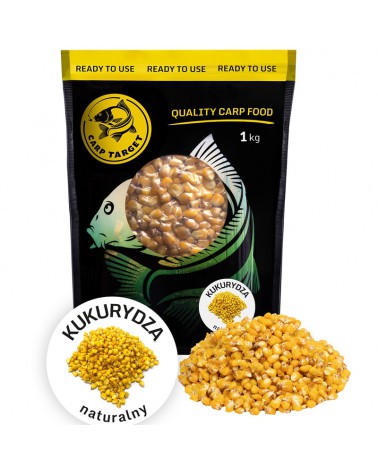 Ziarno Carp Target Gotowa Kukurydza Zanętowa Naturalna 1kg