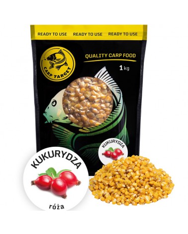 Ziarno Carp Target Gotowa Kukurydza Zanętowa Dzika Róża 1kg