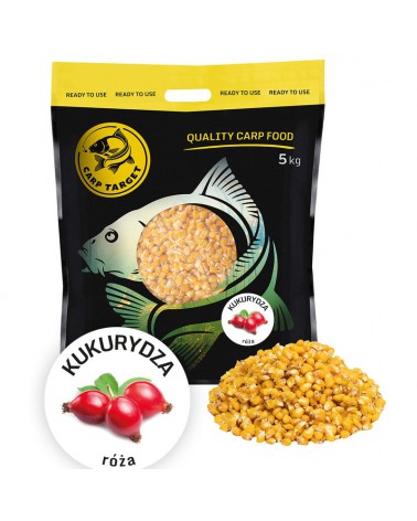 Ziarno Carp Target Gotowa Kukurydza Zanętowa Dzika Róża 5kg