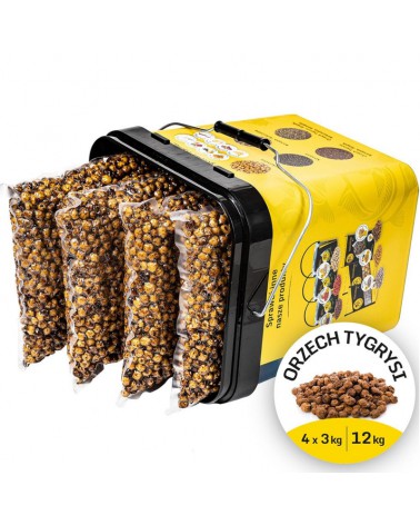 Ziarno Carp Target Orzech Tygrysi 12kg(4x3kg) Wiadro 17l