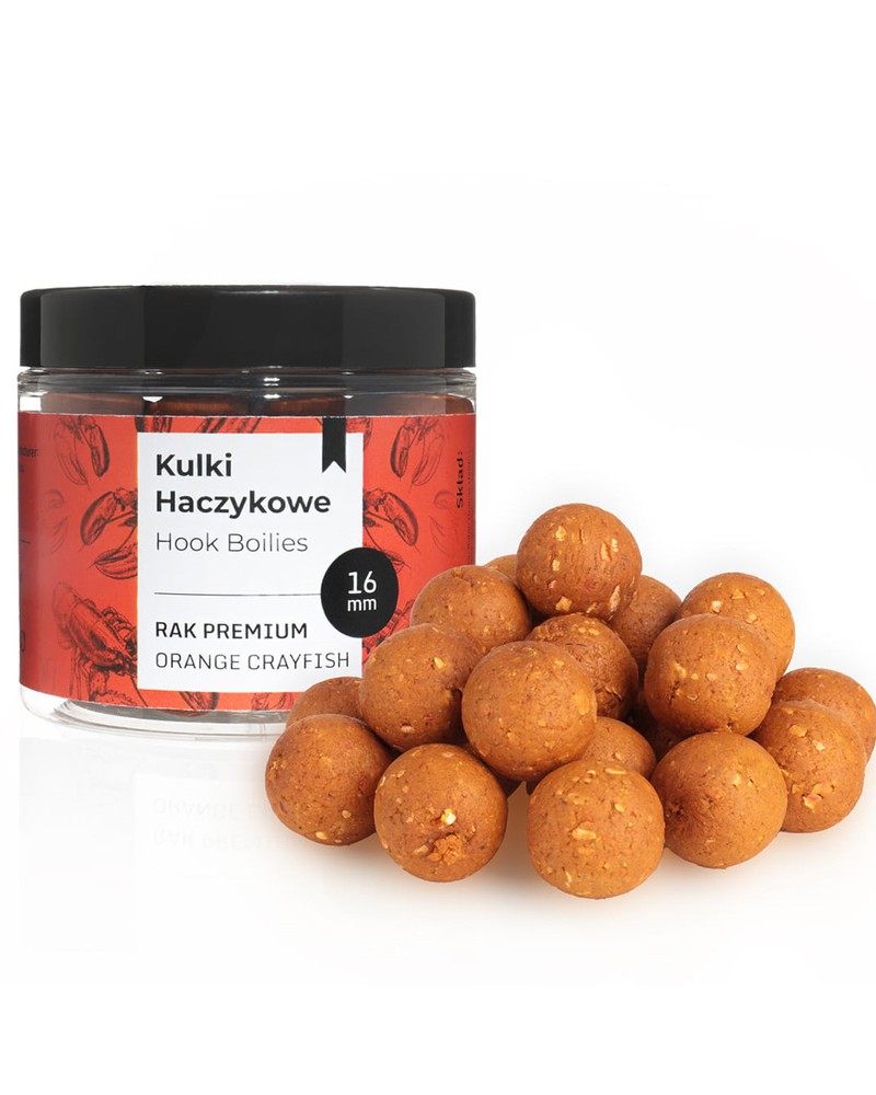 Kulki Haczykowe Carp Target Crayfish Orange Rak Premium 16mm 200ml