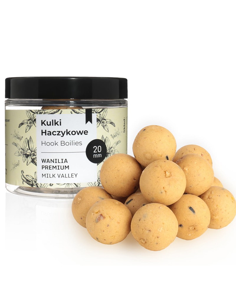 Kulki Haczykowe Carp Target Milk Valley Wanillia Premium 20mm 200ml