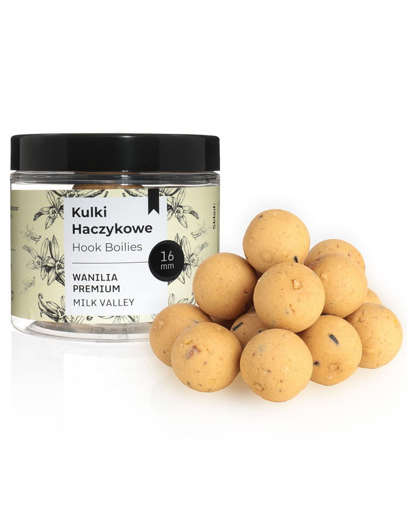 Kulki Haczykowe Carp Target Milk Valley Wanillia Premium 16mm 200ml
