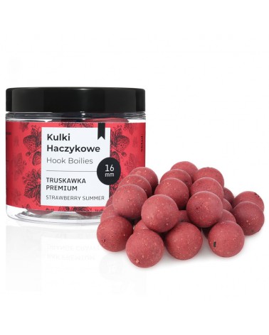 Kulki Haczykowe Carp Target Strawberry Summer Truskawka Premium 16mm 200ml