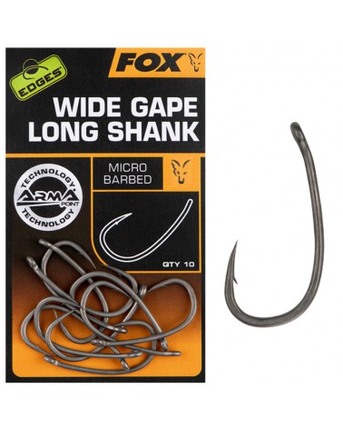 Haczyki Karpiowe Fox Edges Armapoint Super Wide Gape Long Shank Nr 7 10szt.