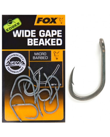 Haczyki Karpiowe Fox Edges Armapoint Wide Gap Beaked Nr 8 10szt.