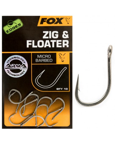 Haczyki Karpiowe Fox Edges Armapoint Zig & Floater Nr 8 10szt.