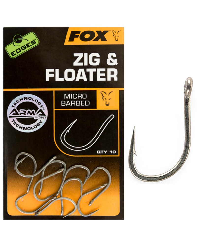 Haczyki Karpiowe Fox Edges Armapoint Zig & Floater Nr 8 10szt.