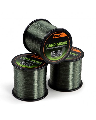 Żyłka Karpiowa Fox Edges Carp Mono Zielona 0.35mm 18lb 8.20kg 1000m