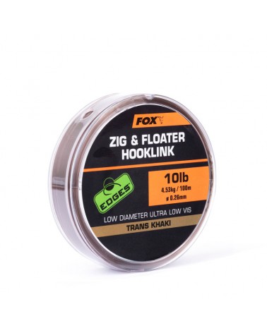 Żyłka Pływająca Fox Edges Floater Hooklink Do Zig Rig 0.26mm 10lb 4.53kg 100m