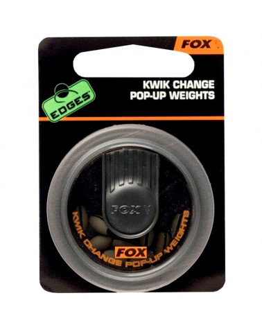 Ciężarki Do Przyponów Fox Edges Kwick Change Pop-Up Weights SWAN 1.6g 10szt.