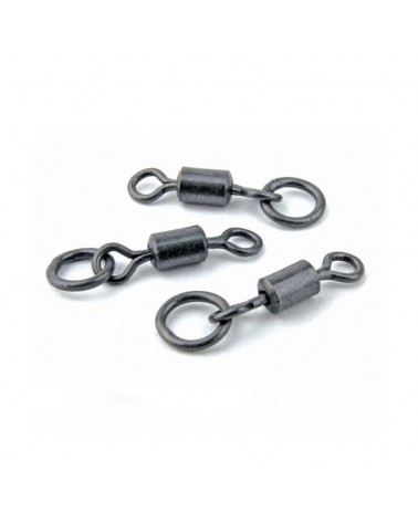 Krętlik Karpiowy Fox Edges Kuro Micro Hook Ring Swivels Z Pierścieniem 10szt.