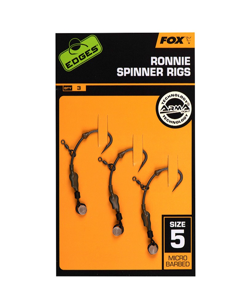 Przypon Karpiowy Fox Edges Ronnie Medium Curve Nr 5 3szt.