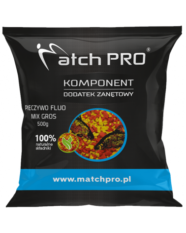 Dodatek Zanętowy Matchpro Top Pieczywo Fluo Mix Gros 500g