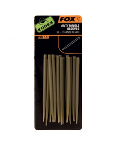 Rurka Antysplątaniowa Fox Edges Anti Tangle Sleeve XL Khaki 15szt.