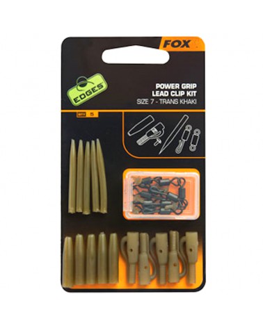 Zestaw Karpiowy Fox Edges Power Grip Lead Clip Kit 5szt.