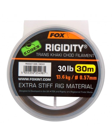 Żyłka Fox Edges Rigidity Chod Filament 0.57mm 30lb 13.6kg 30m