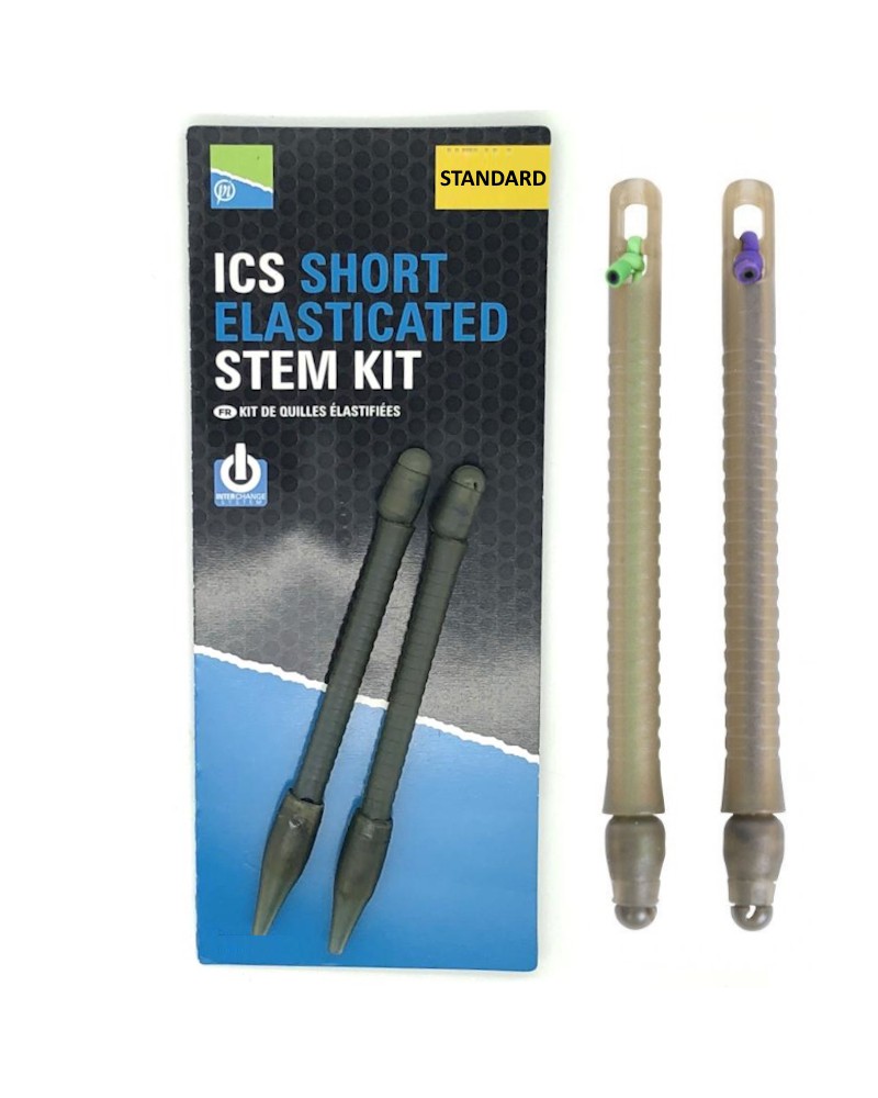 Trzonki Preston Elasticated Stem Kit Short Standard Z Amortyzatorem