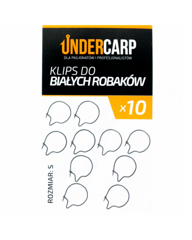 Klips Do Białych Robaków Undercarp S 10szt.