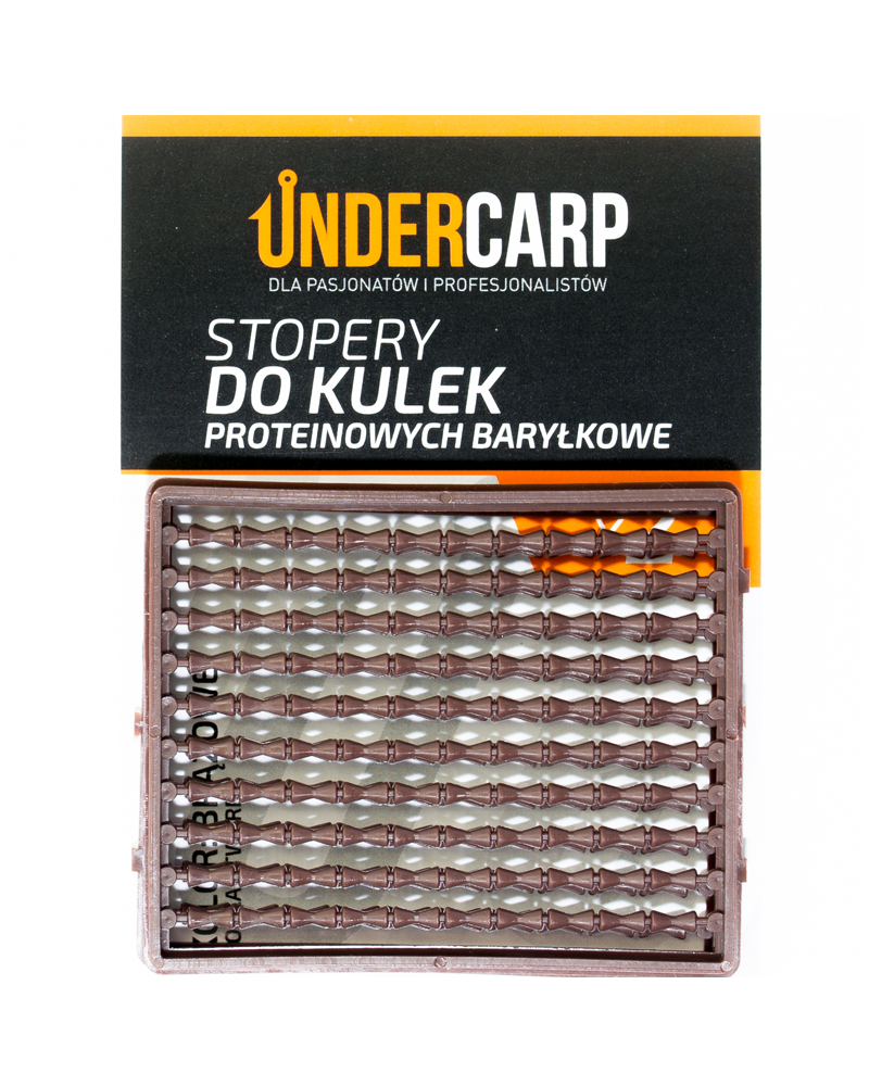 Stopery Undercarp Do Kulek Proteinowych Baryłkowe - Brązowe