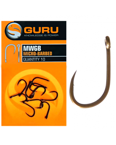 Haczyki Guru MWGB Hook Size 12 Barbed/Eyed 10szt.