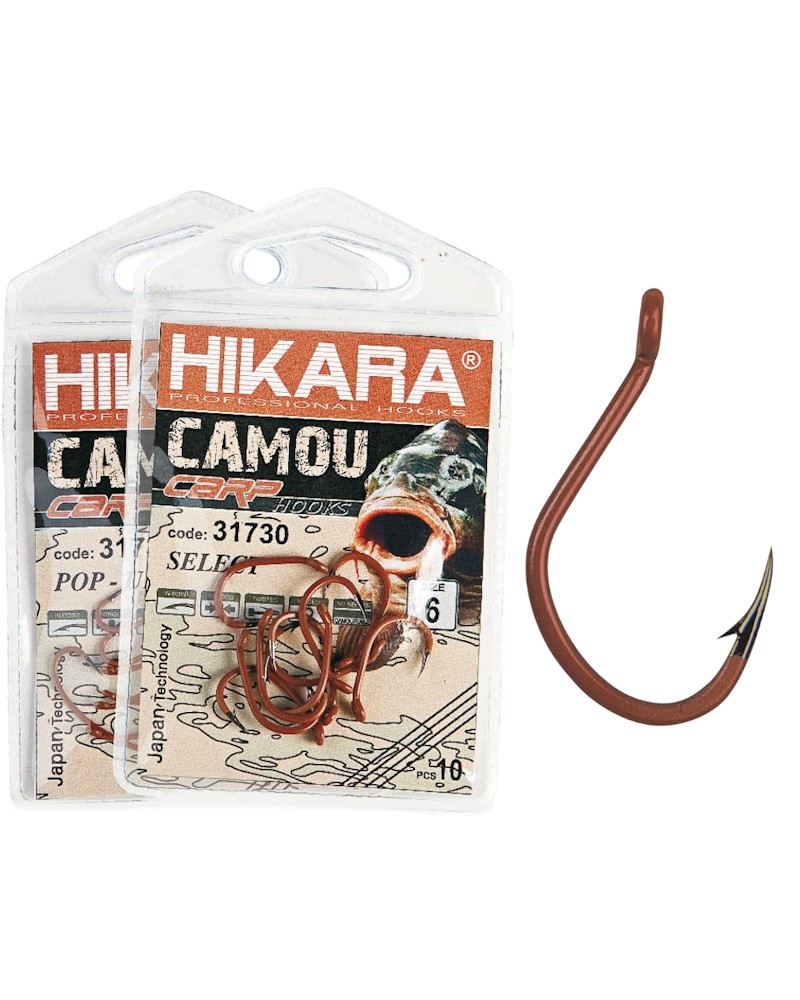 Haczyki Traper Hikara Camou Progress Bronze roz. 4