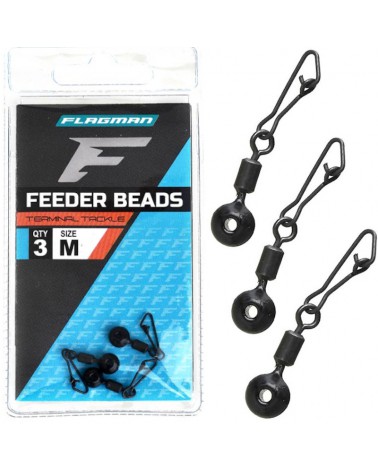 Agrafka Z Koralikiem Flagman Feeder Beads 3szt.