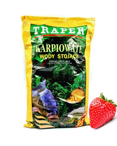 Zanęta Traper Karpiowate - Wody Stojące Truskawka 5kg