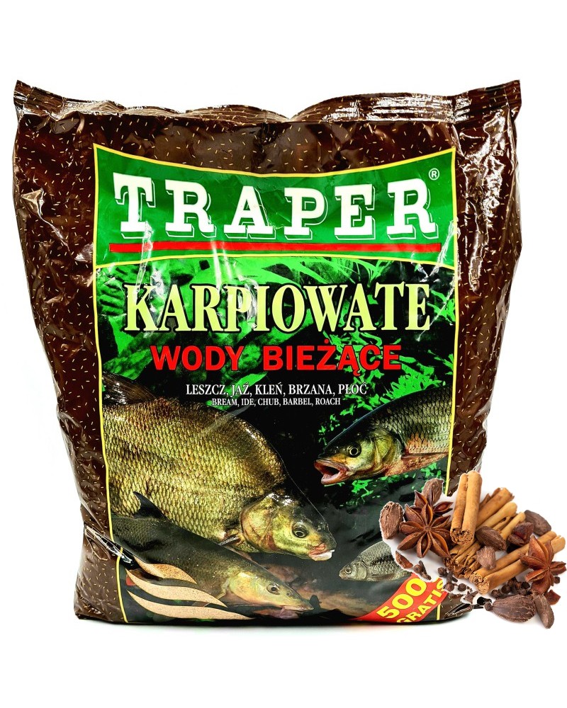 Zanęta Traper Karpiowate - Wody Bieżące Piernik 2.5kg
