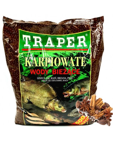 Zanęta Traper Karpiowate - Wody Bieżące Piernik 2.5kg