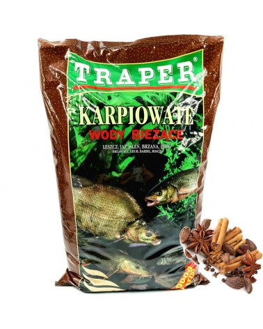 Zanęta Traper Karpiowate - Wody Bieżące Piernik 5kg