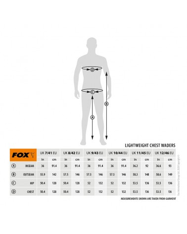 Wodery Spodniobuty Fox Camo LW Waders Roz.9/43