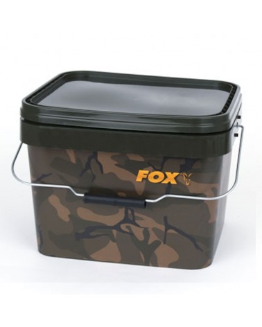 Wiadro Na Kulki Pellet Zanętę Fox Camo Square Bucket 10L
