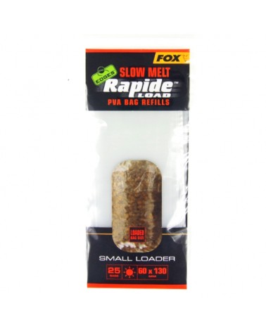 Woreczki PVA Fox Edges Rapide Refills Slow Melt 60x130mm 25szt.