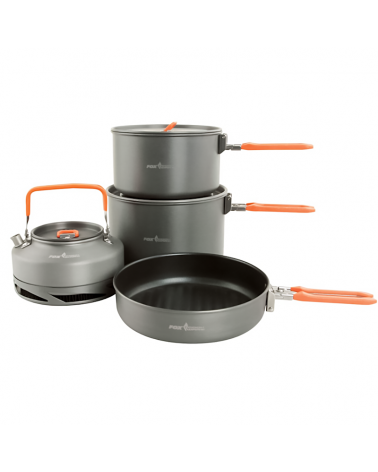 Zestaw Garnków Dla Karpiarza Fox Cookware Large Set 4szt.