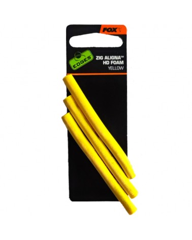 Pianka Pływająca Fox Edges Aligna Foam Yellow Do Zig Rig Żółta 3szt.