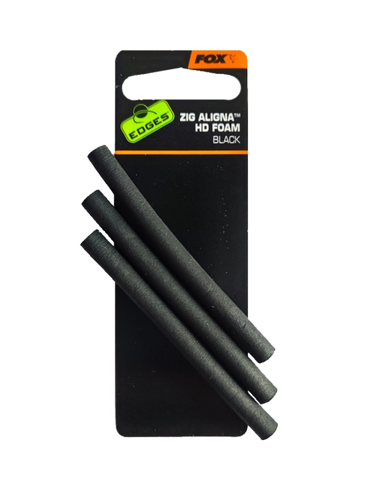 Pianka Pływająca Fox Edges Aligna Foam Black Do Zig Rig Czarna 3szt.