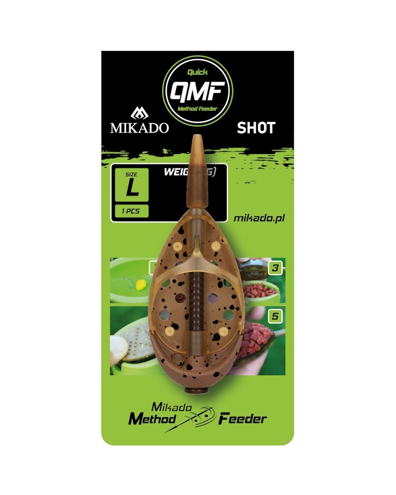 Koszyk Method Feeder Mikado Shot Q.M.F. System L 40g 1szt.