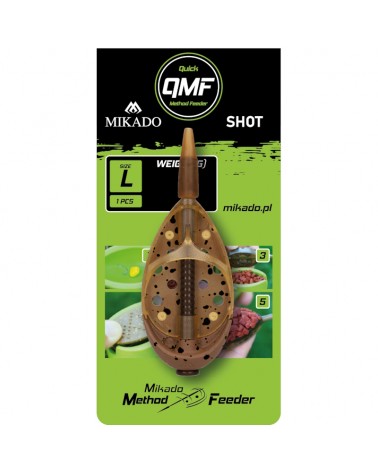 Koszyk Method Feeder Mikado Shot Q.M.F. System L 60g 1szt.