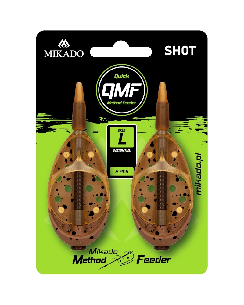 Koszyk Method Feeder Mikado Shot Q.M.F. System L 30g 2szt.