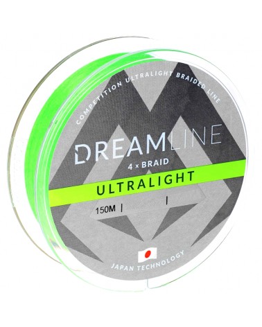 Plecionka Mikado Dreamline Ultralight 0.047mm 3.87kg 150m Fluo Zielona