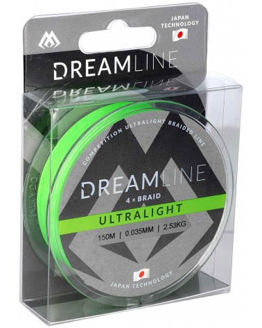 Plecionka Mikado Dreamline Ultralight 0.035mm 2.53kg 150m Fluo Zielona