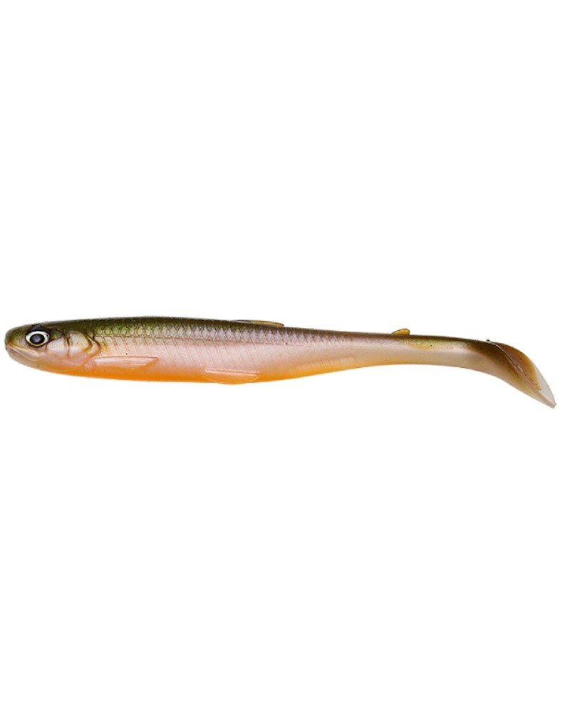 Guma Savage Gear Slender Scoop Shad 9cm 4g Olive Pearl