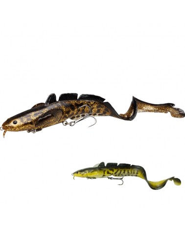 Guma Savage Gear 3D Burbot Shallow 25cm 70g Burbot Slow Sink